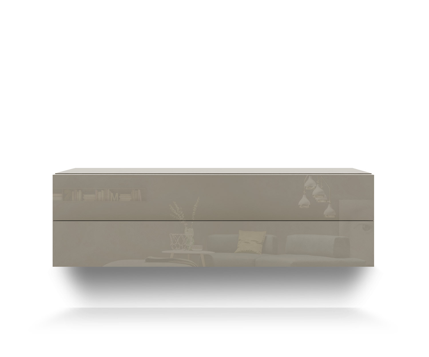 Novamobili Easy 2-zits bovenkast B108 zand433 Novamobili Easy 2-zits bovenkast B108 zand433