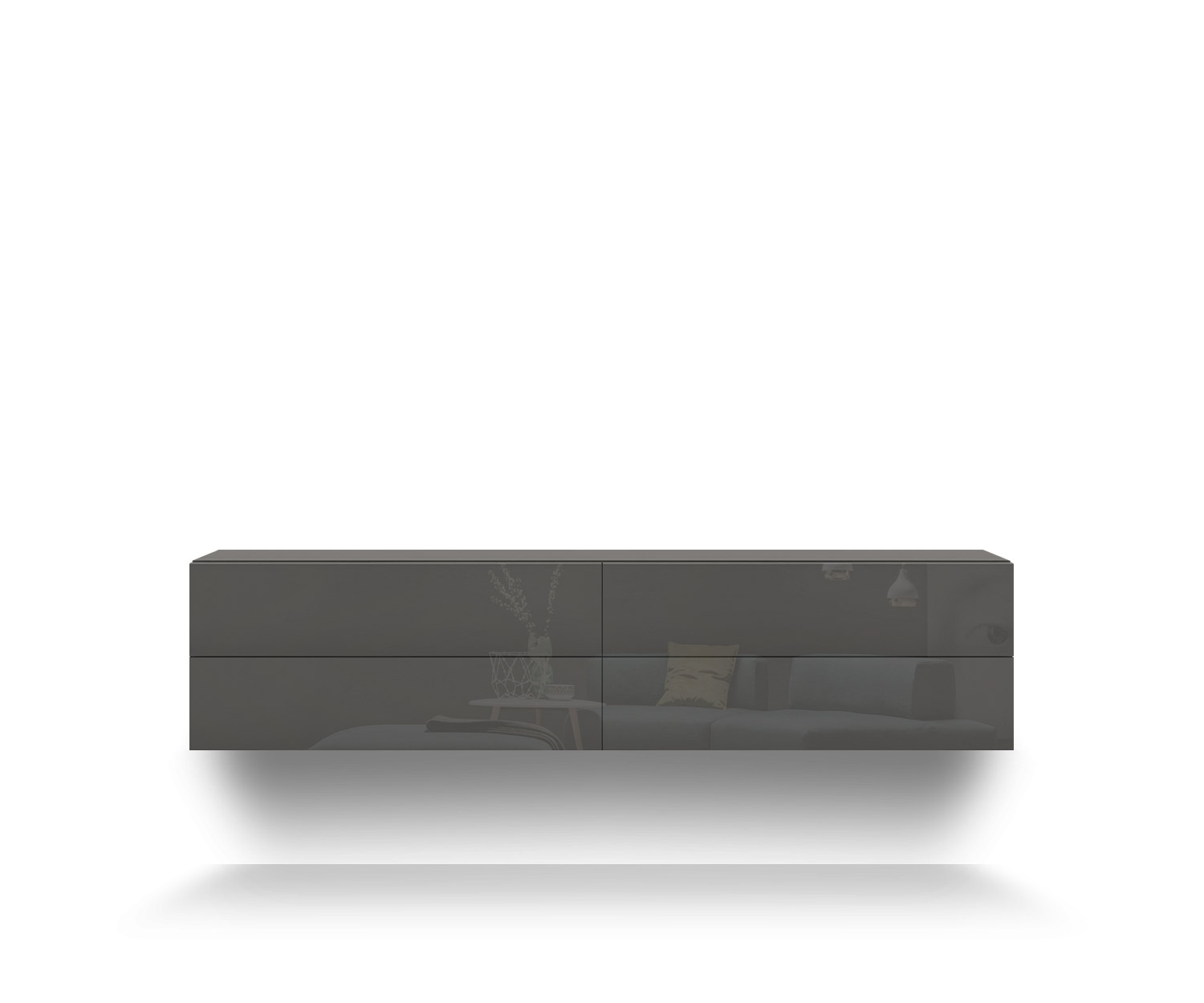 Novamobili Easy 4-zits bovenkast B152 quartz410 Novamobili Easy 4-zits bovenkast B152 quartz410