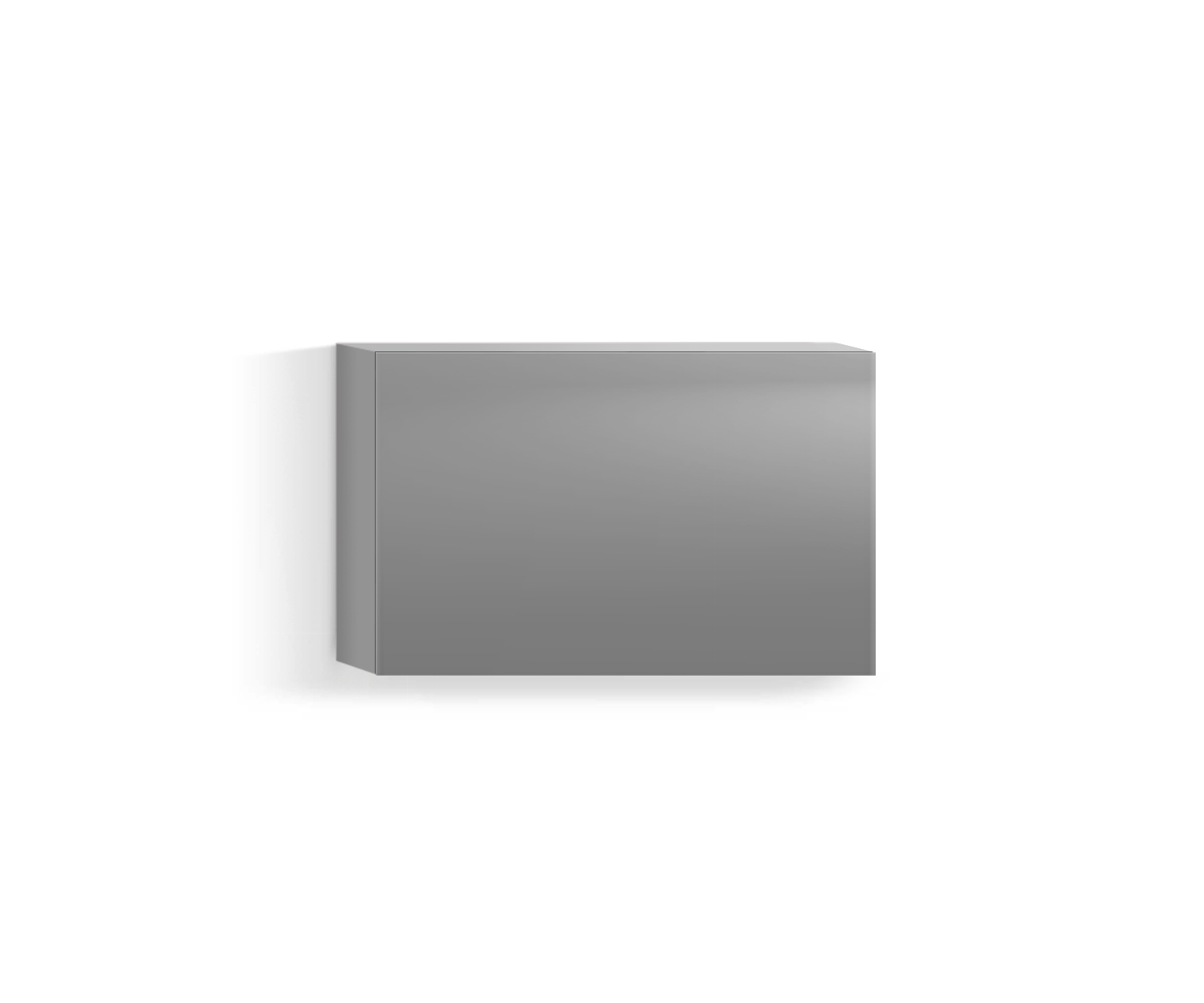 Design woonkamer wandmeubel Horizontaal H42 B60 blad lichtgrijs330 Design woonkamer wandmeubel Horizontaal H42 B60 blad lichtgrijs330