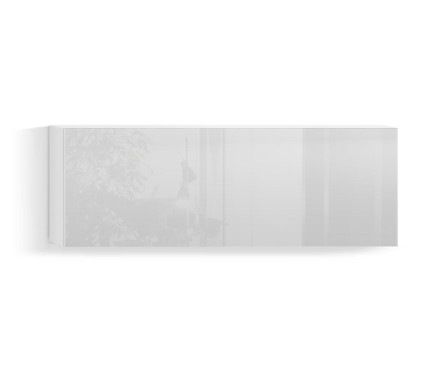 Design woonkamer wandmeubel Horizontaal H42 B120 blad wit400 Design woonkamer wandmeubel Horizontaal H42 B120 blad wit400