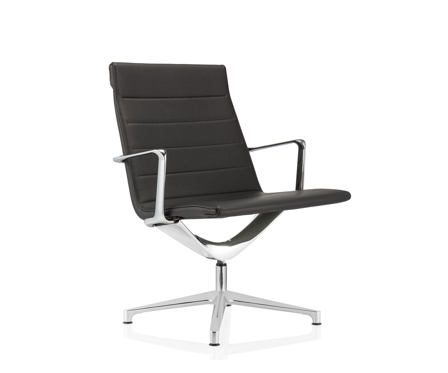 ICF Vela Lounge Leder 901 Zwart H51 ICF Vela Lounge Leder 901 Zwart H51