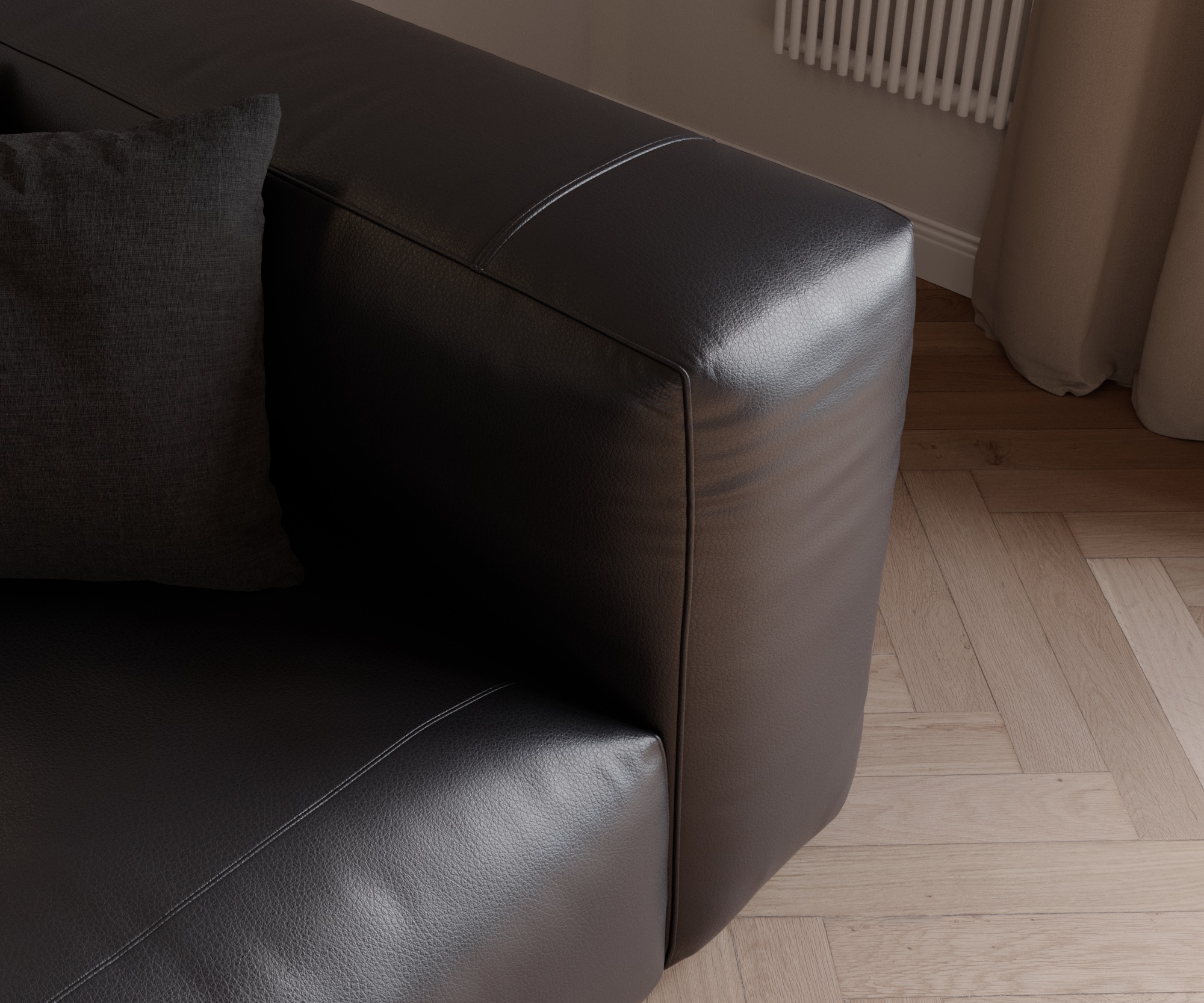 Wolken hoekleer Devina Antraciet Wolken hoekleer Devina Antraciet