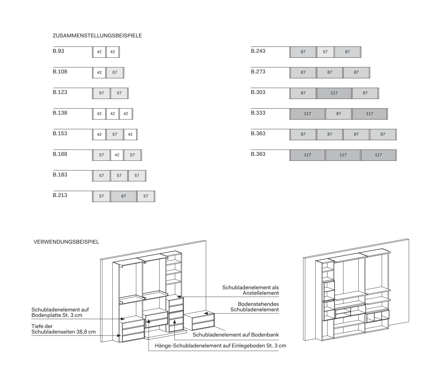 Novamobili Inloop ontwerp kledingkast schets afmetingen tekening maat details Novamobili Inloop ontwerp kledingkast schets afmetingen tekening maat details