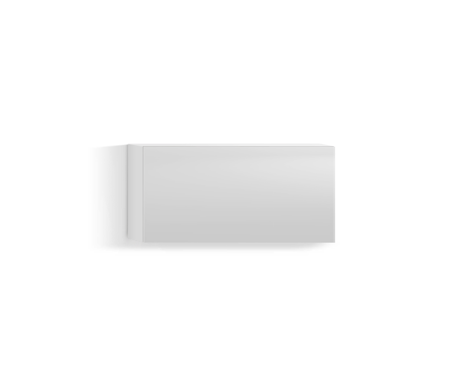 Design woonkamer wandmeubel Horizontaal H32 B60 blad wit300 Design woonkamer wandmeubel Horizontaal H32 B60 blad wit300