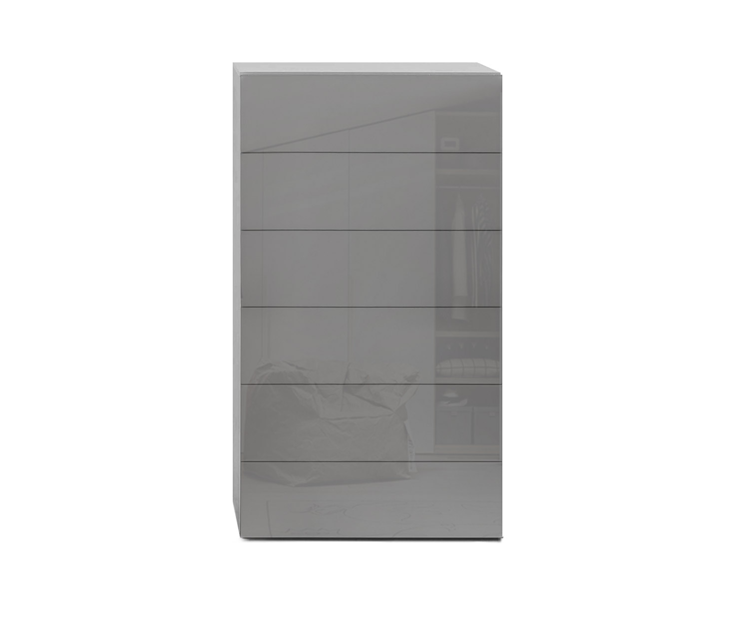 Novamobili Easy 6-persoons ladekast B54 lichtgrijs430 Novamobili Easy 6-persoons ladekast B54 lichtgrijs430