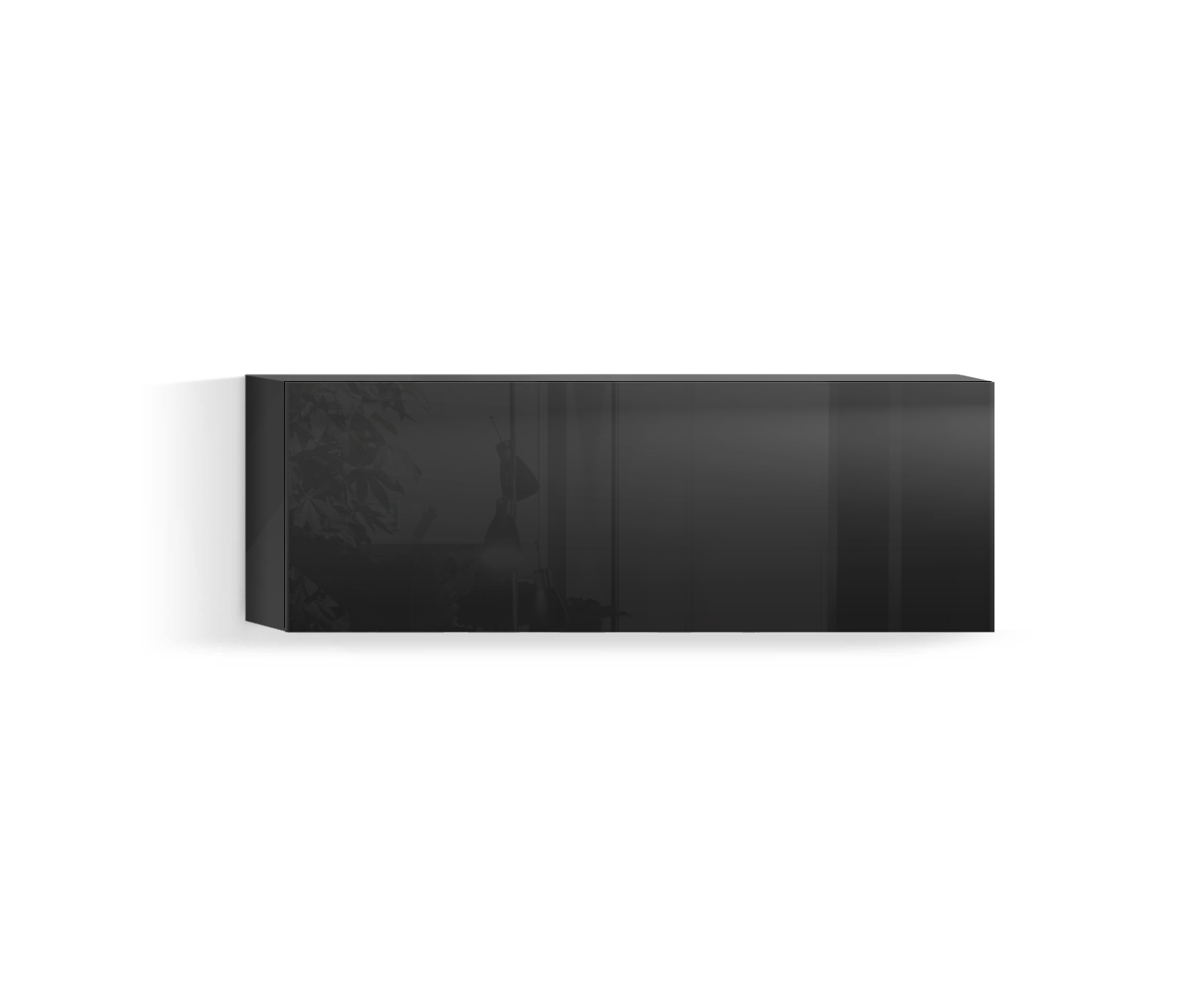 Design woonkamer wandmeubel Horizontaal H32 B90 bodem zwart418 Design woonkamer wandmeubel Horizontaal H32 B90 bodem zwart418