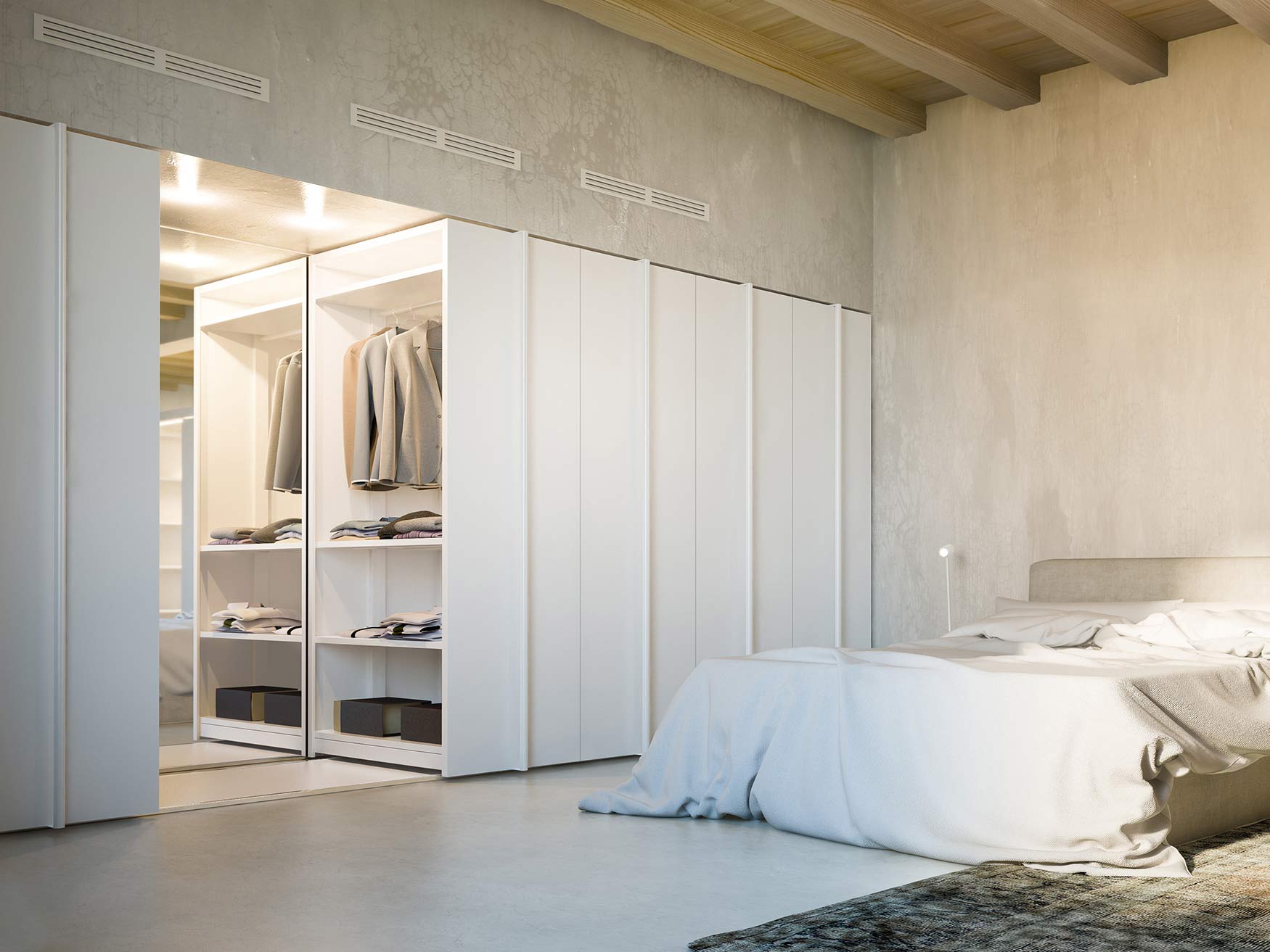 Schuifbare design kledingkast