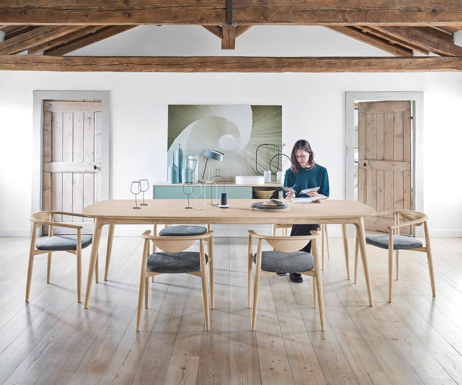 Moderne Novamobili Stoel Rose Design eetkamerstoel licht eiken Moderne Novamobili Stoel Rose Design eetkamerstoel licht eiken