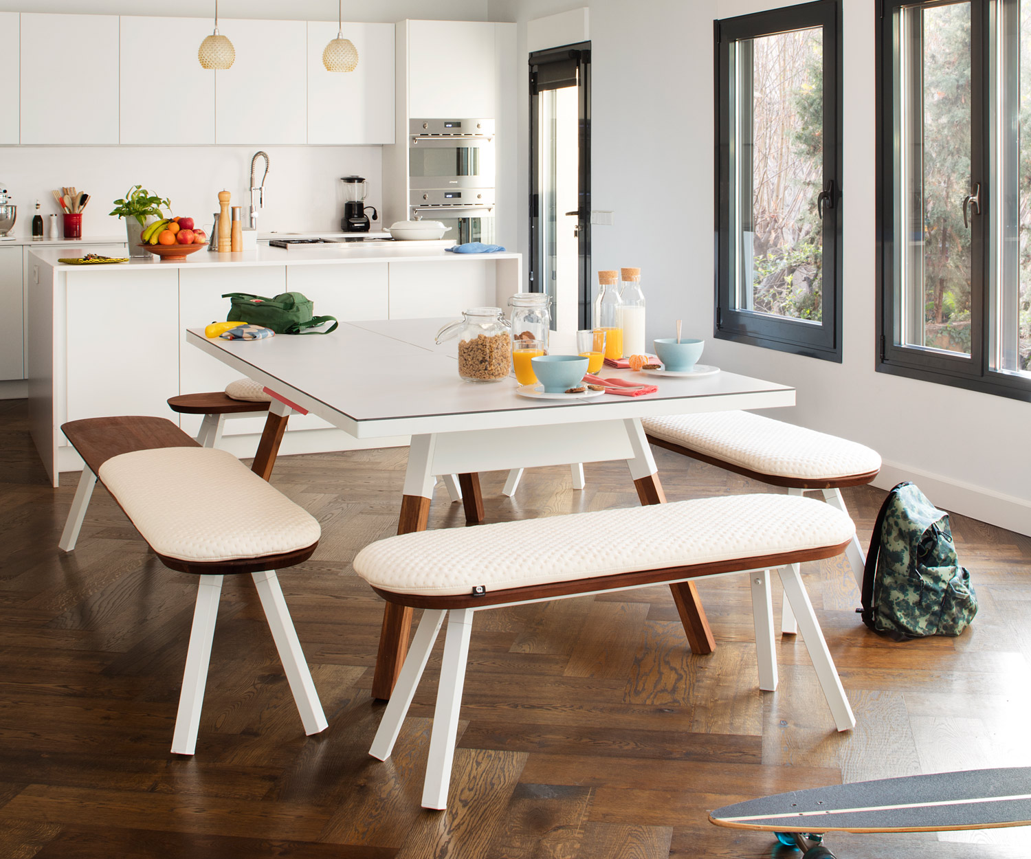 RS Barcelona Tafeltennistafel Eettafel 220 x 120 RS Barcelona Tafeltennistafel Eettafel 220 x 120