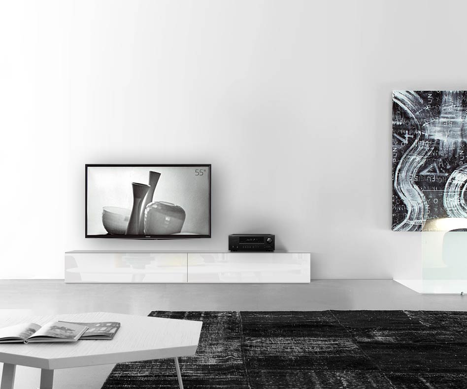 /Design lowboard vloer B240 H35 hoogglans wit /Design lowboard vloer B240 H35 hoogglans wit