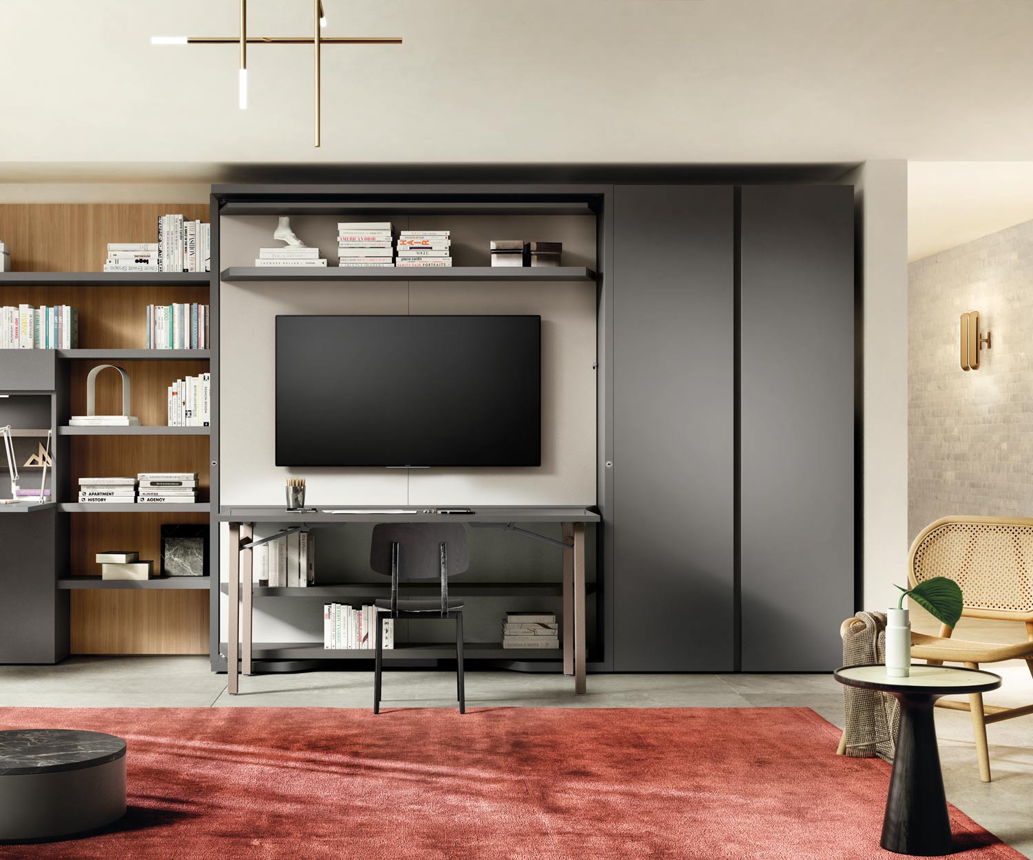 Clei Kledingkast bedden LGM Book + Table Clei Kledingkast bedden LGM Book + Table