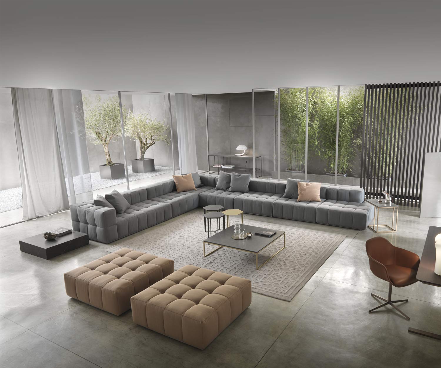 Hoogwaardige Big Club Lounge Sofa Andy van Marelli Italië
