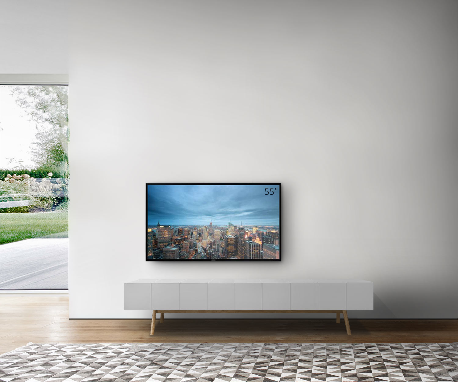 Exclusief al2 Design TV design lowboard MOS I KO 005 B in zwart gelakt Exclusief al2 Design TV design lowboard MOS I KO 005 B in zwart gelakt