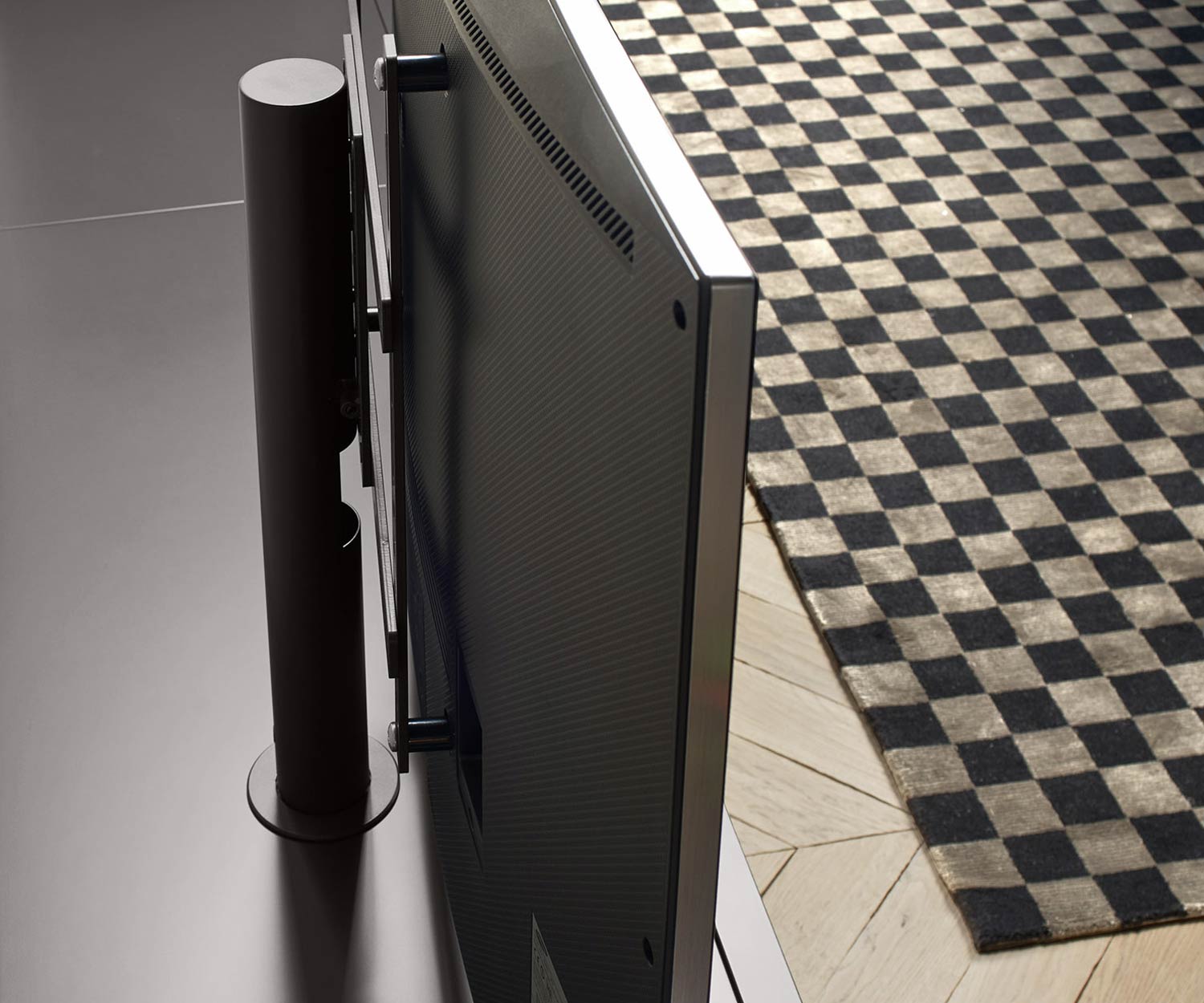 Modern Livitalia Design wandmeubel C43 in detail Design lowboard met TV-bevestiging