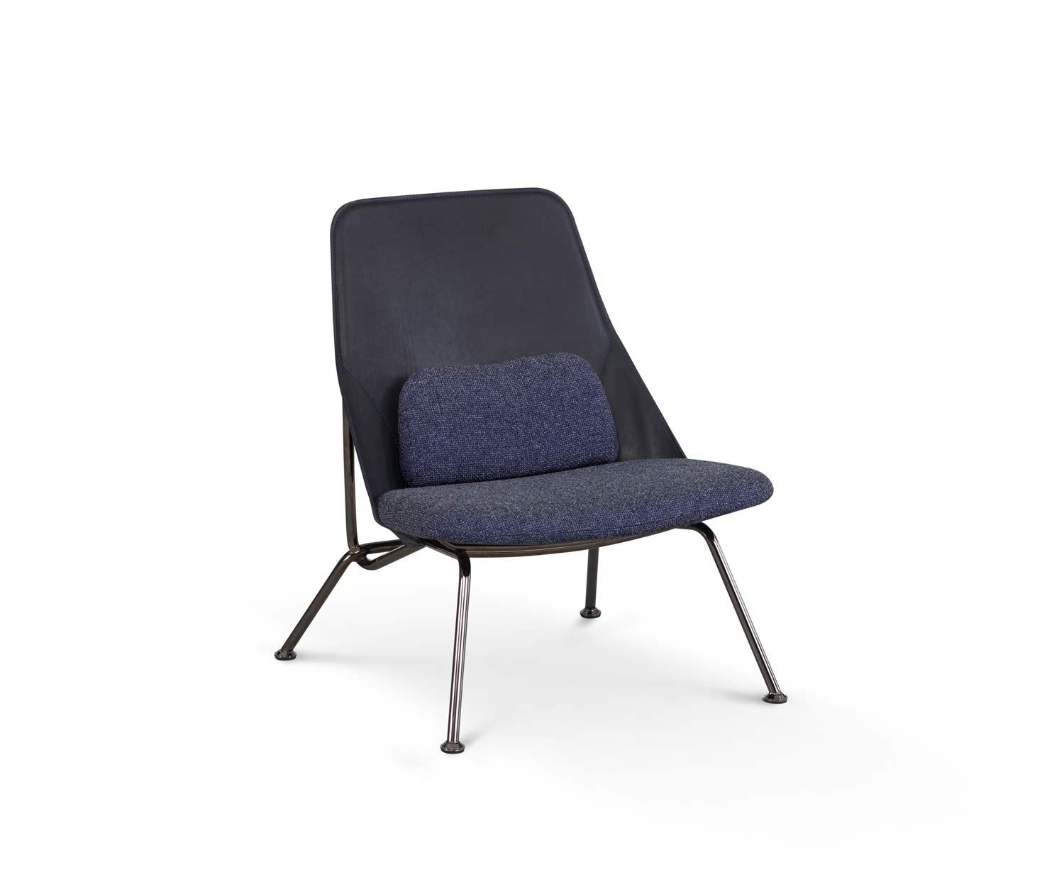 Prostoria Strain fauteuil blauw antraciet koper Prostoria Strain fauteuil blauw antraciet koper