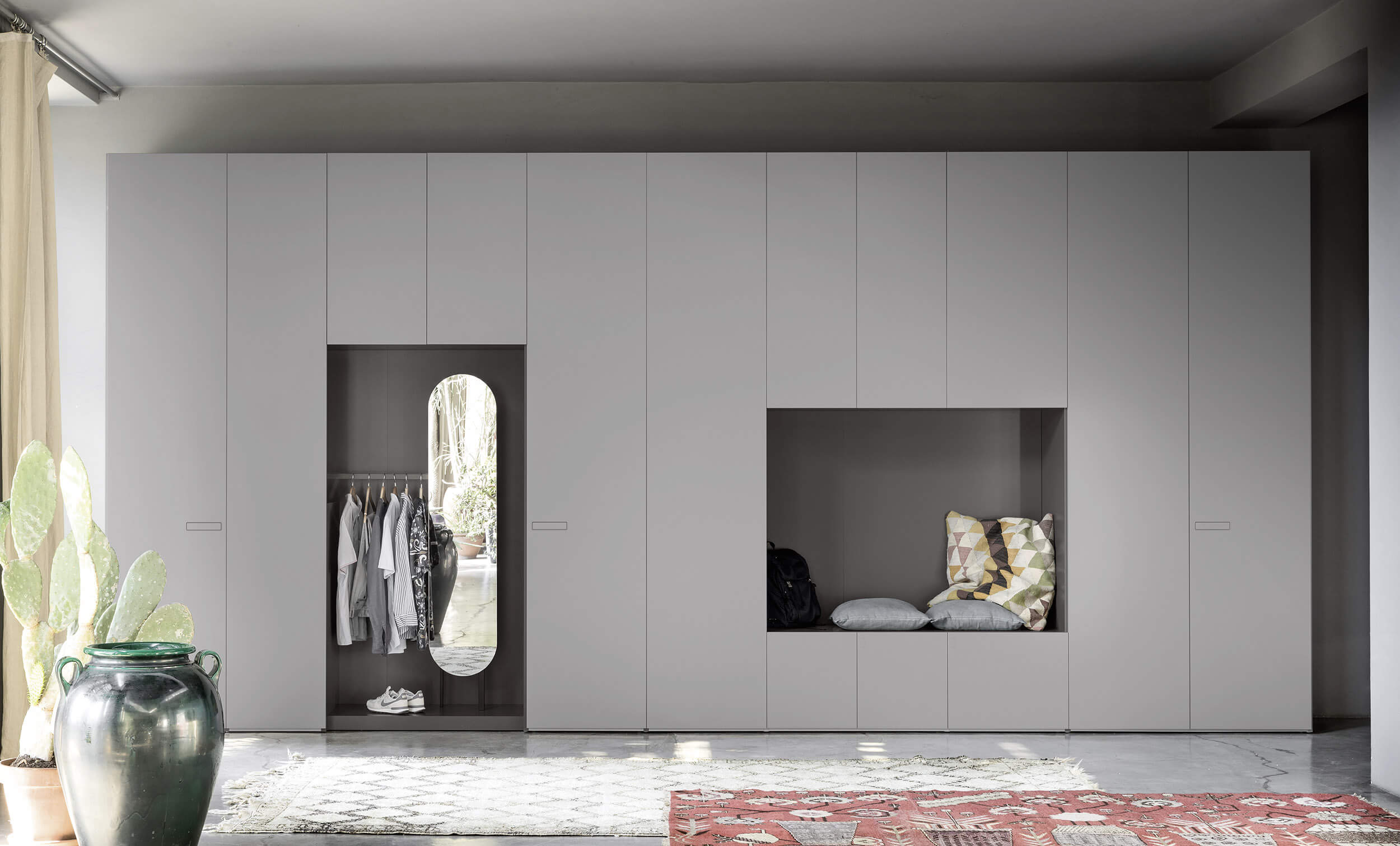 Garderobe met ruimte-oplossing op maat Garderobe met ruimte-oplossing op maat