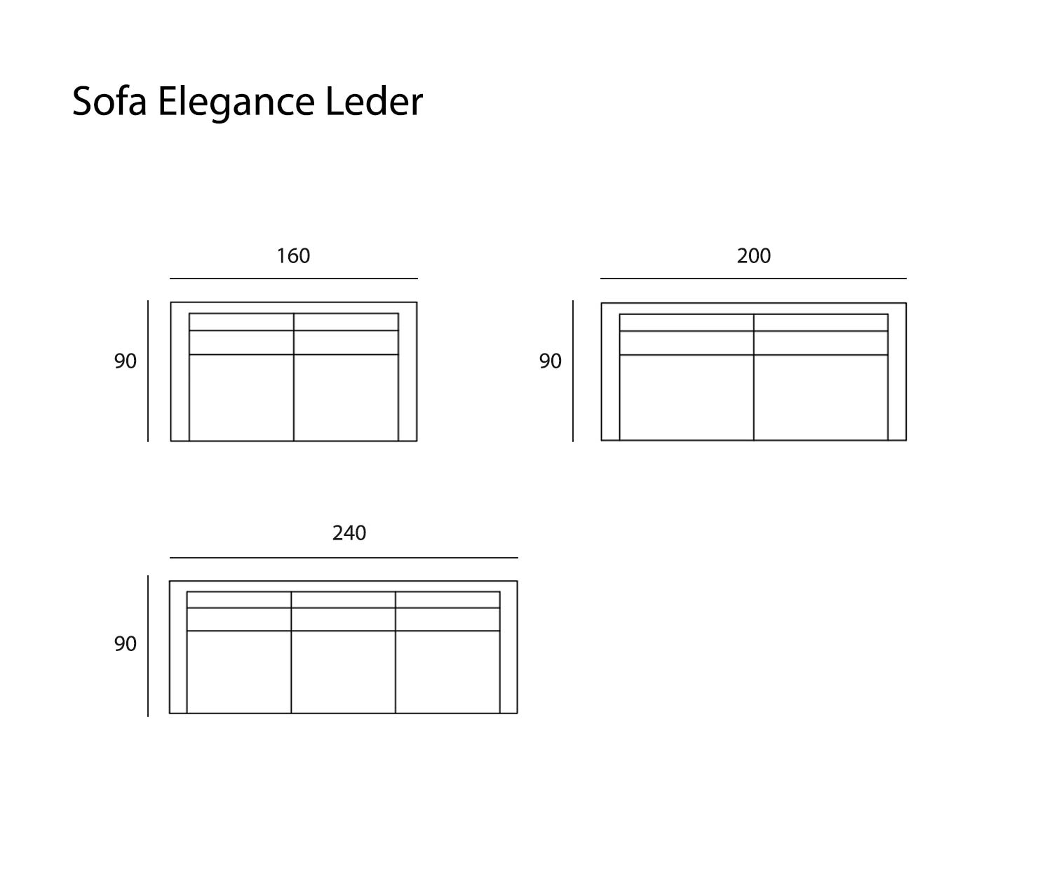 Prostoria Leder Design Sofa Elegance Schets Afmetingen Maten Prostoria Leder Design Sofa Elegance Schets Afmetingen Maten
