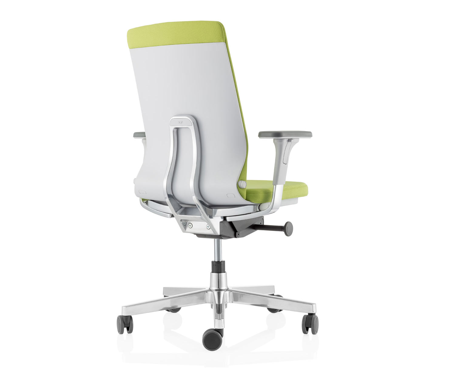 ICF Pyla ergonomische aluminium bureaustoel achteraanzicht