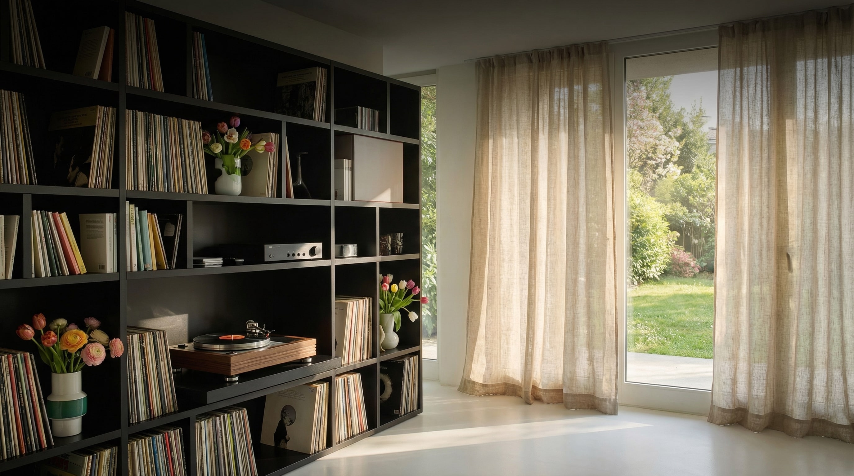 Frühlings-Soundtrack: Schallplatten Regalsysteme im Luxus-Design