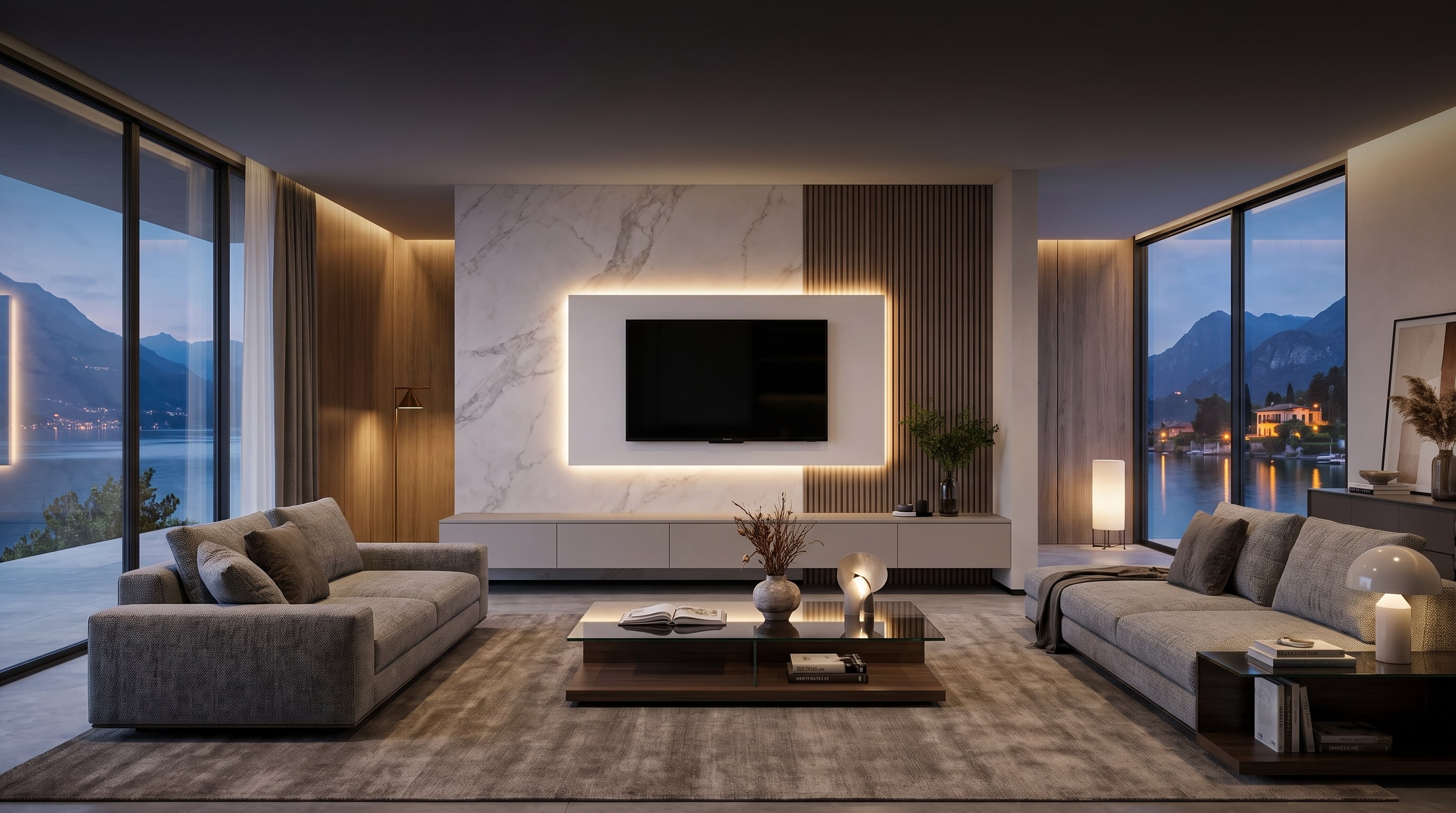 Akoestische Panelen met LED-Verlichting: 9 Ideeën voor een Indirect Verlichte TV-Wand