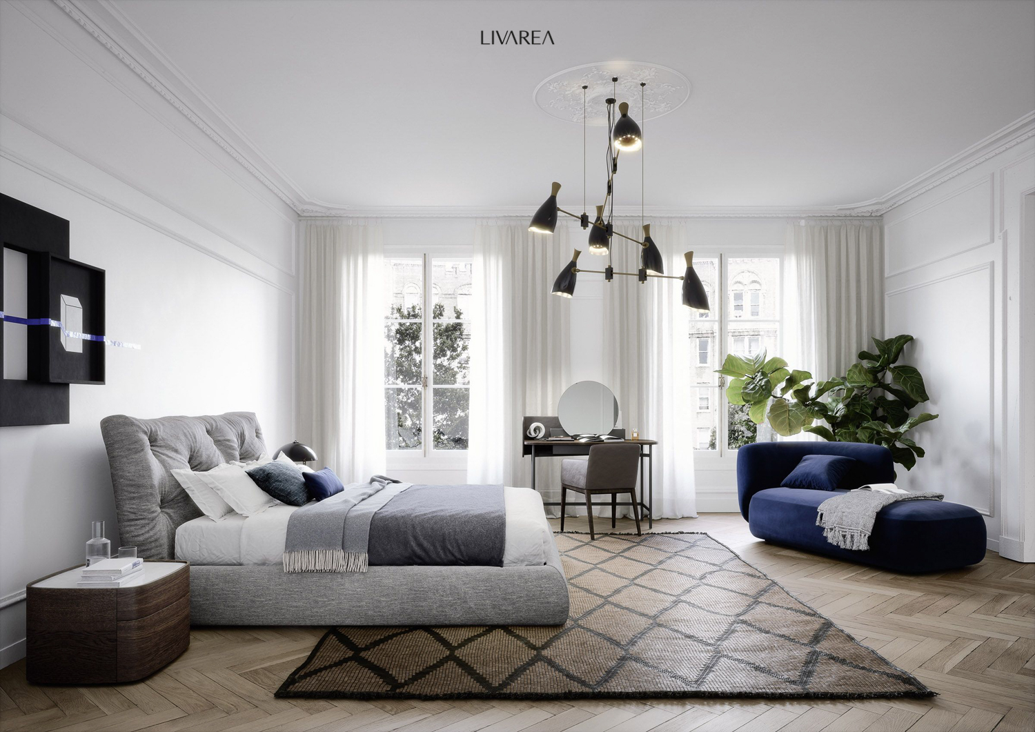 Lichtgekleurde design woonkamer wandmeubel kleine fauteuil wandmeubel lowboard met vouwdeuren plank gestoffeerde fauteuil bijzettafel Lichtgekleurde design woonkamer wandmeubel kleine fauteuil wandmeubel lowboard met vouwdeuren plank gestoffeerde fauteuil bijzettafel