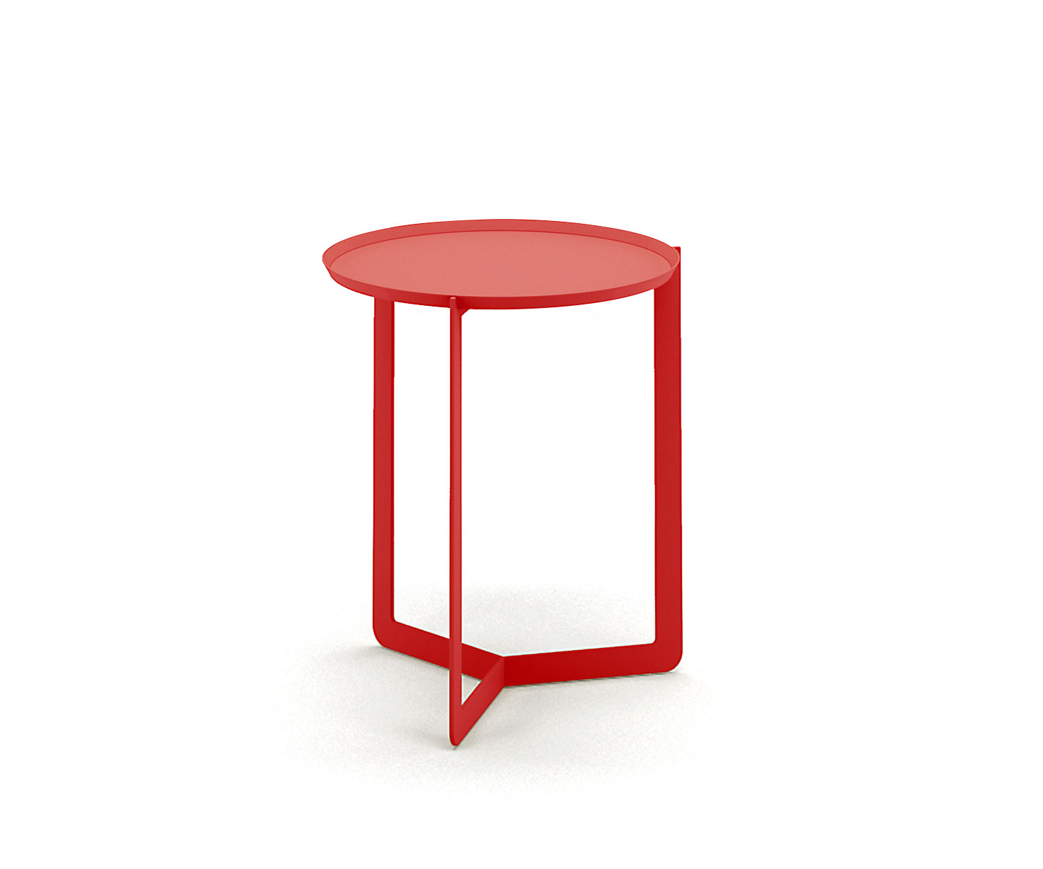 Modern MEME Rond 1 design bijzettafeltje van metaal Ø40 x H46 Modern MEME Rond 1 design bijzettafeltje van metaal Ø40 x H46