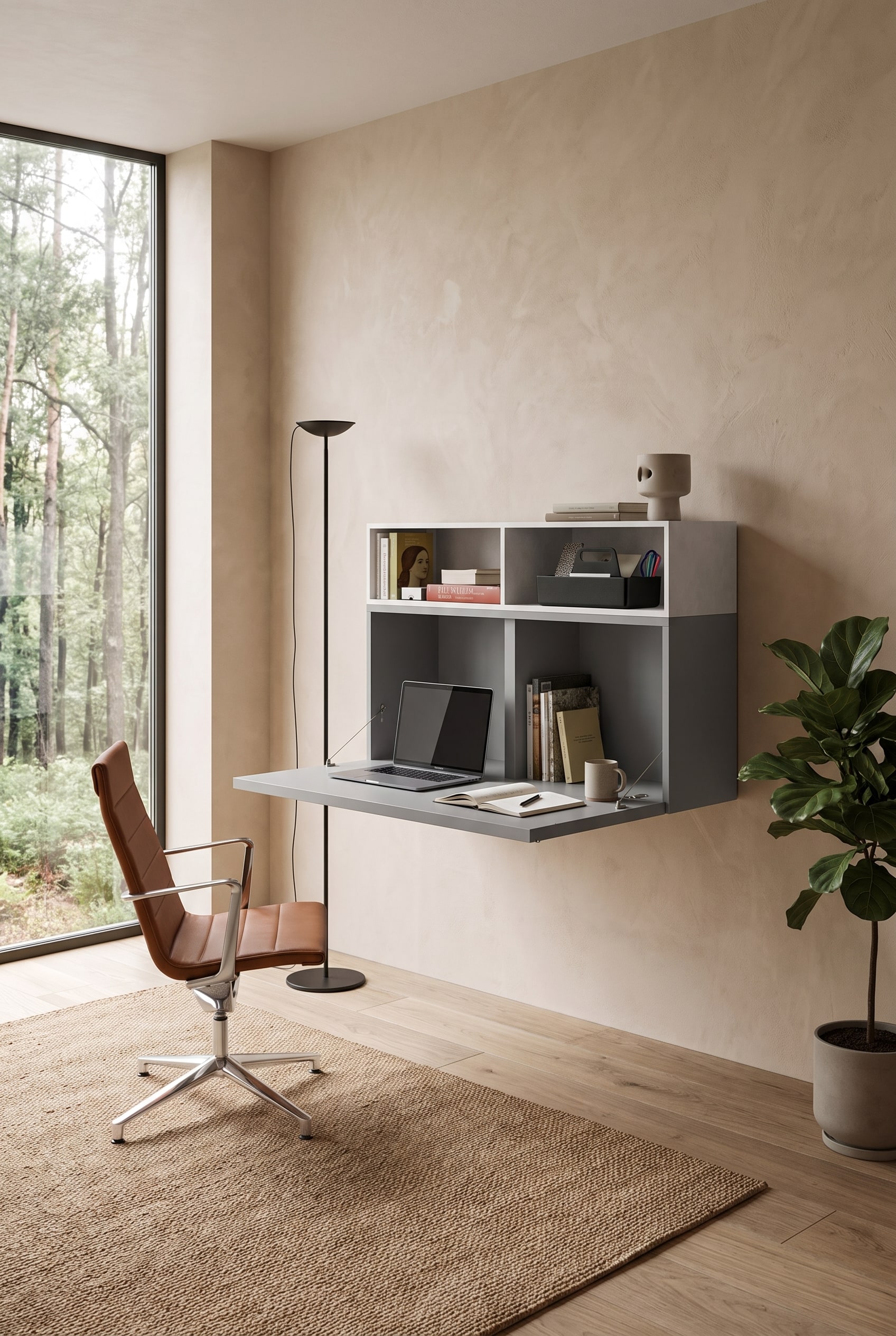 Home-Office Hängeschrank modern