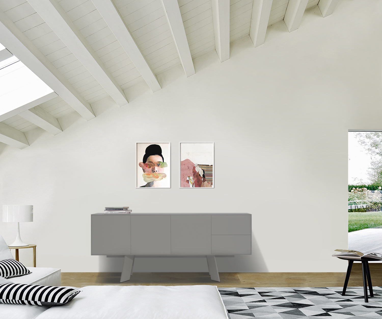 al2 Design dressoir Alhambra 003 breedte 180 cm met 2 laden al2 Design dressoir Alhambra 003 breedte 180 cm met 2 laden