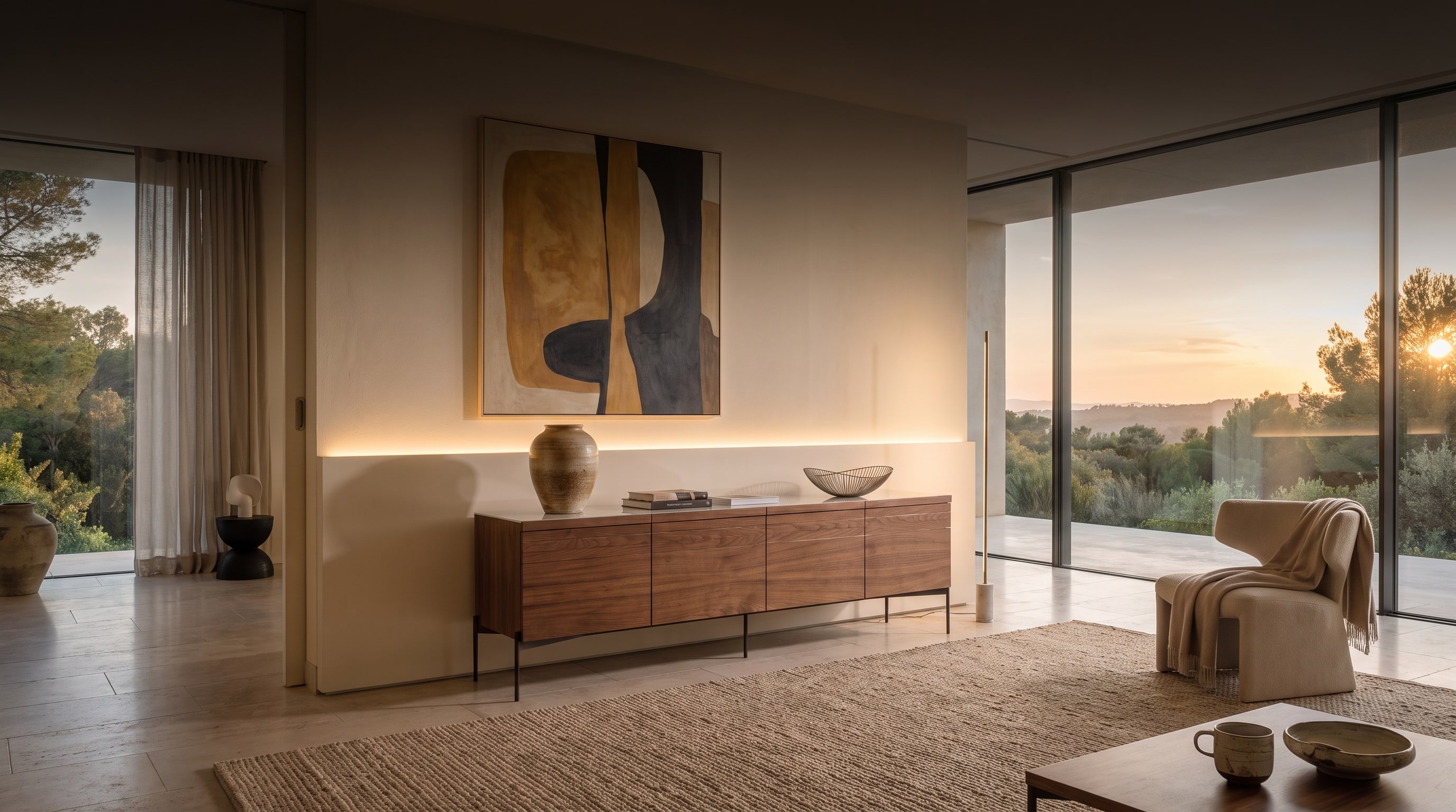 Modernes Sideboard aus Holz: Einrichtungsideen für warme Wohnräume Modernes Sideboard aus Holz: Einrichtungsideen für warme Wohnräume