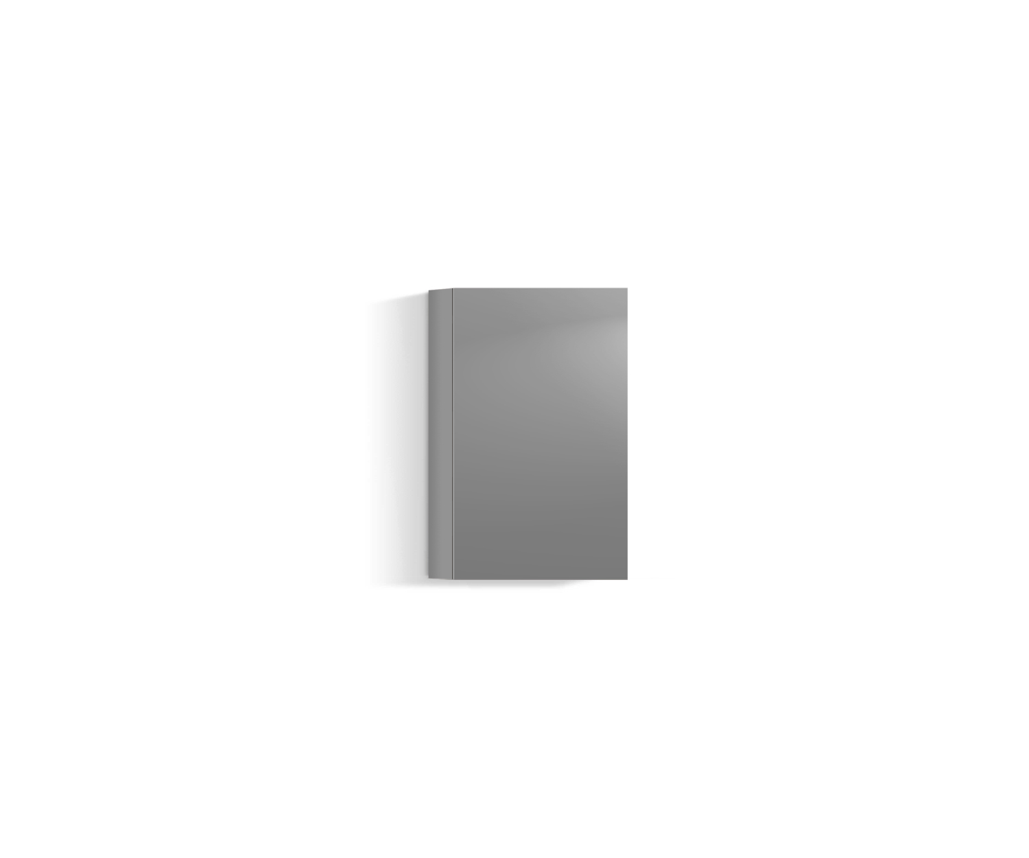Design woonkamer wandmeubel verticaal H64 B45 lichtgrijs330 Design woonkamer wandmeubel verticaal H64 B45 lichtgrijs330