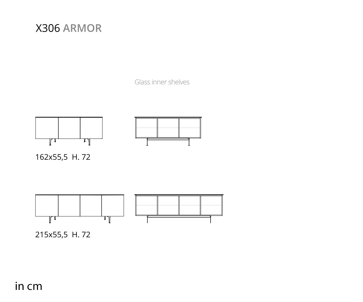 Ozzio Dressoir X306 keramiek glas marmer Calcatta Ozzio Dressoir X306 keramiek glas marmer Calcatta
