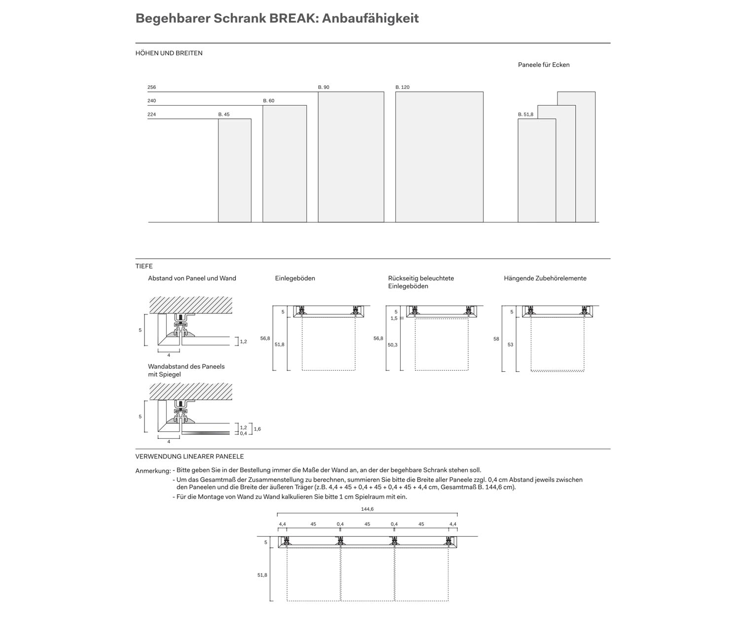 Inloopkast Break Afmetingen Inloopkast Break Afmetingen