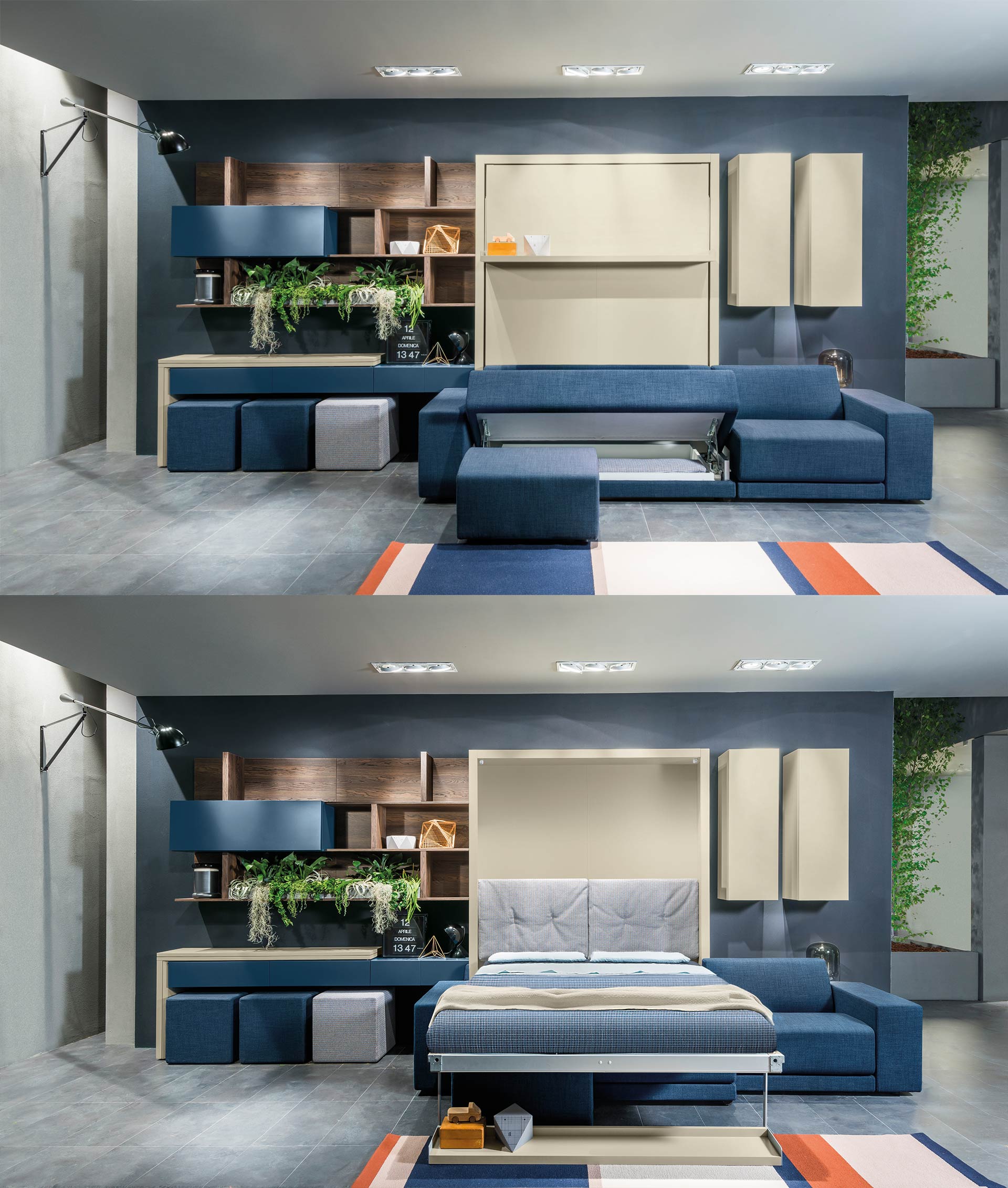Clei Oslo 301 Giro studeerkamer met opklapbed Clei Oslo 301 Giro studeerkamer met opklapbed