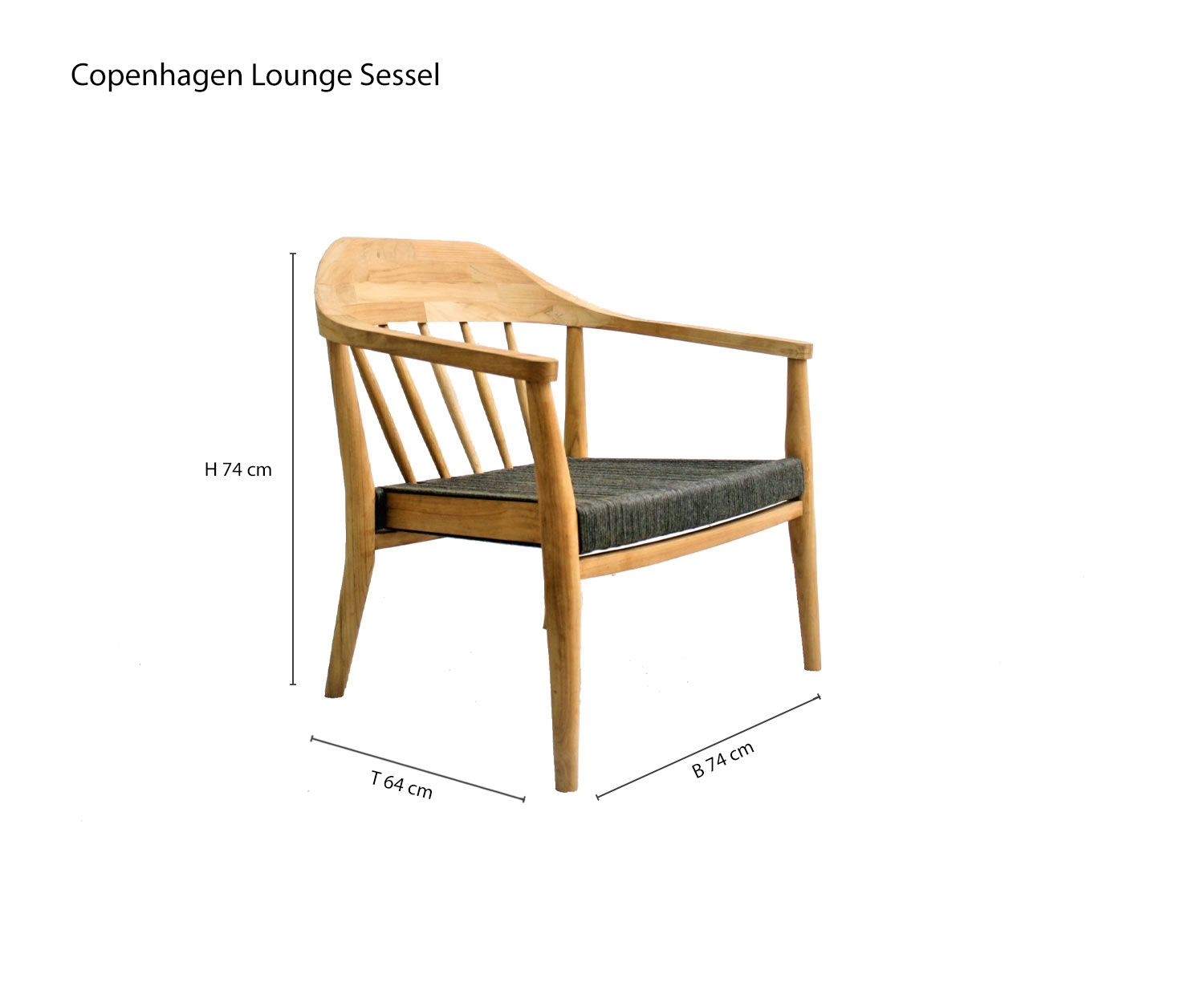 Oasiq Copenhagen lounge chair schets afmetingen maten maten Oasiq Copenhagen lounge chair schets afmetingen maten maten